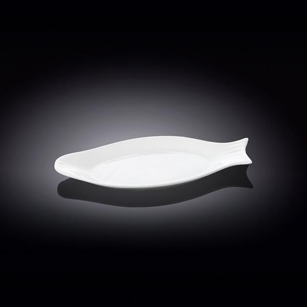 White Fish Plate 10" inch | 25.5 Cm