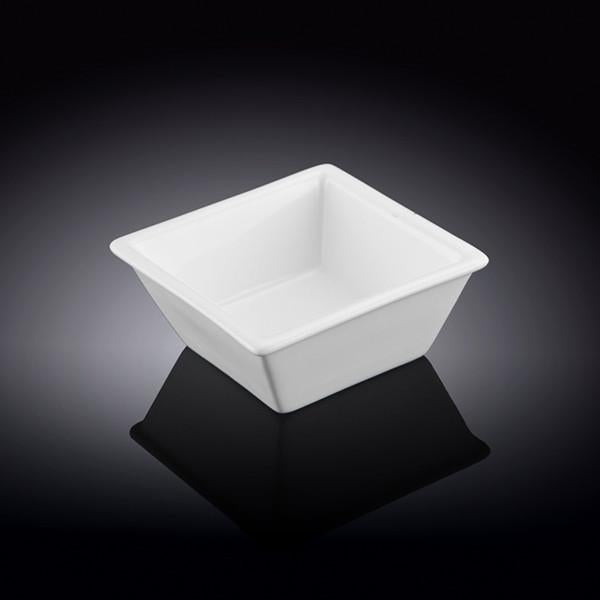 White Square Snack / Sauce Dish 3" inch X 3" inch X 1.25'' | 3 Fl Oz |