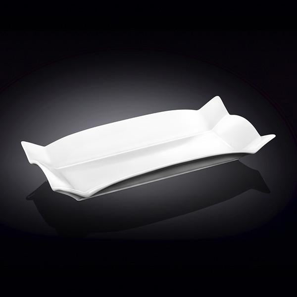 White Rectangle Platter 12.5" inch X 6" inch | 32 X 15 Cm