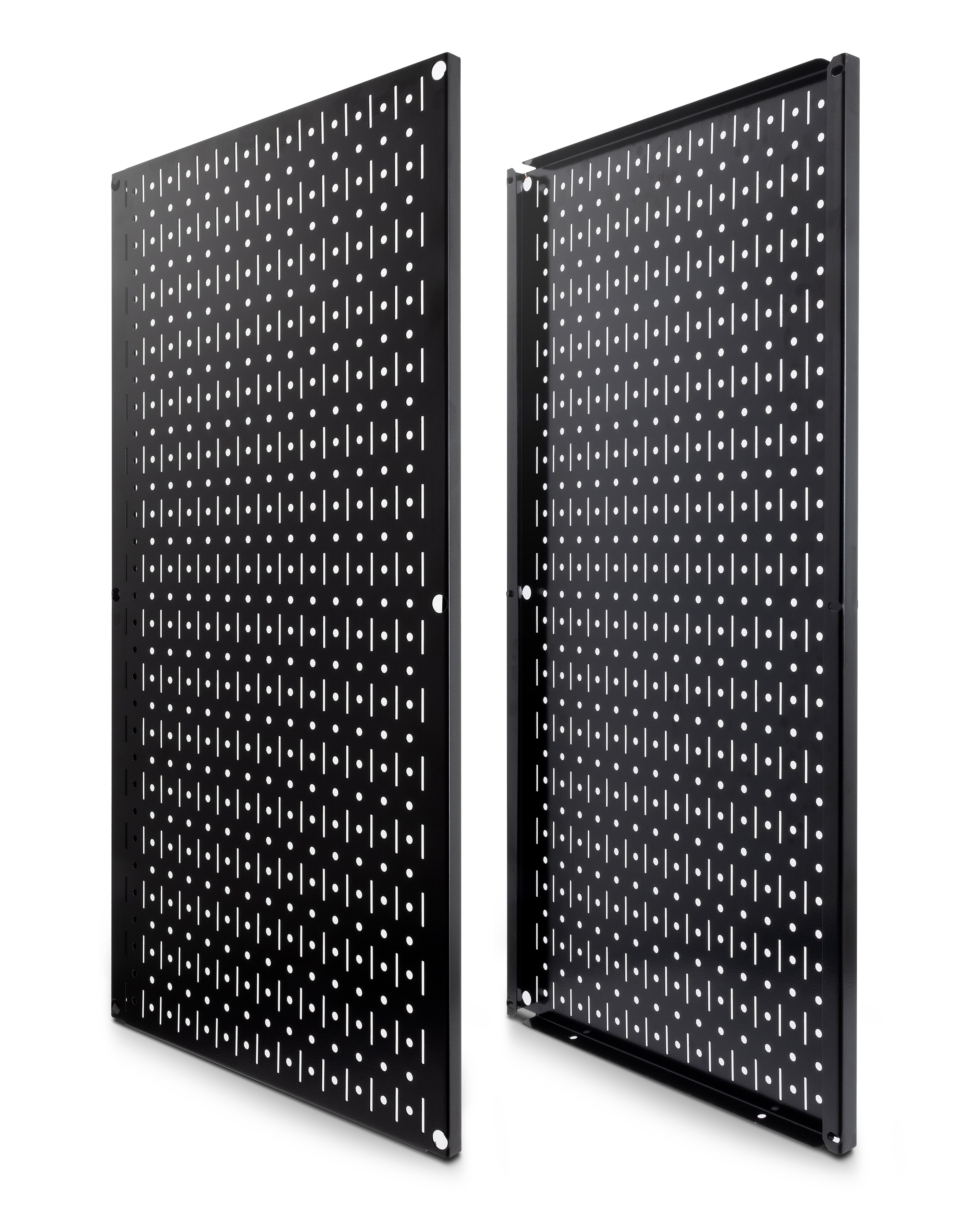 Wall Control Premium Steel Pegboard Kit - Black Pegboard with Hooks