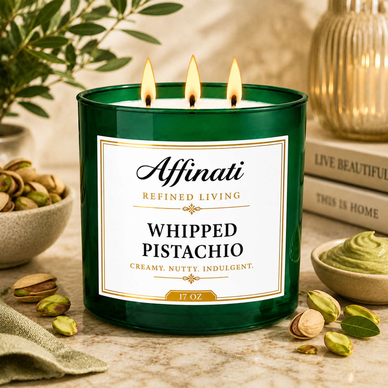 Whipped Pistachio 3-Wick Candle