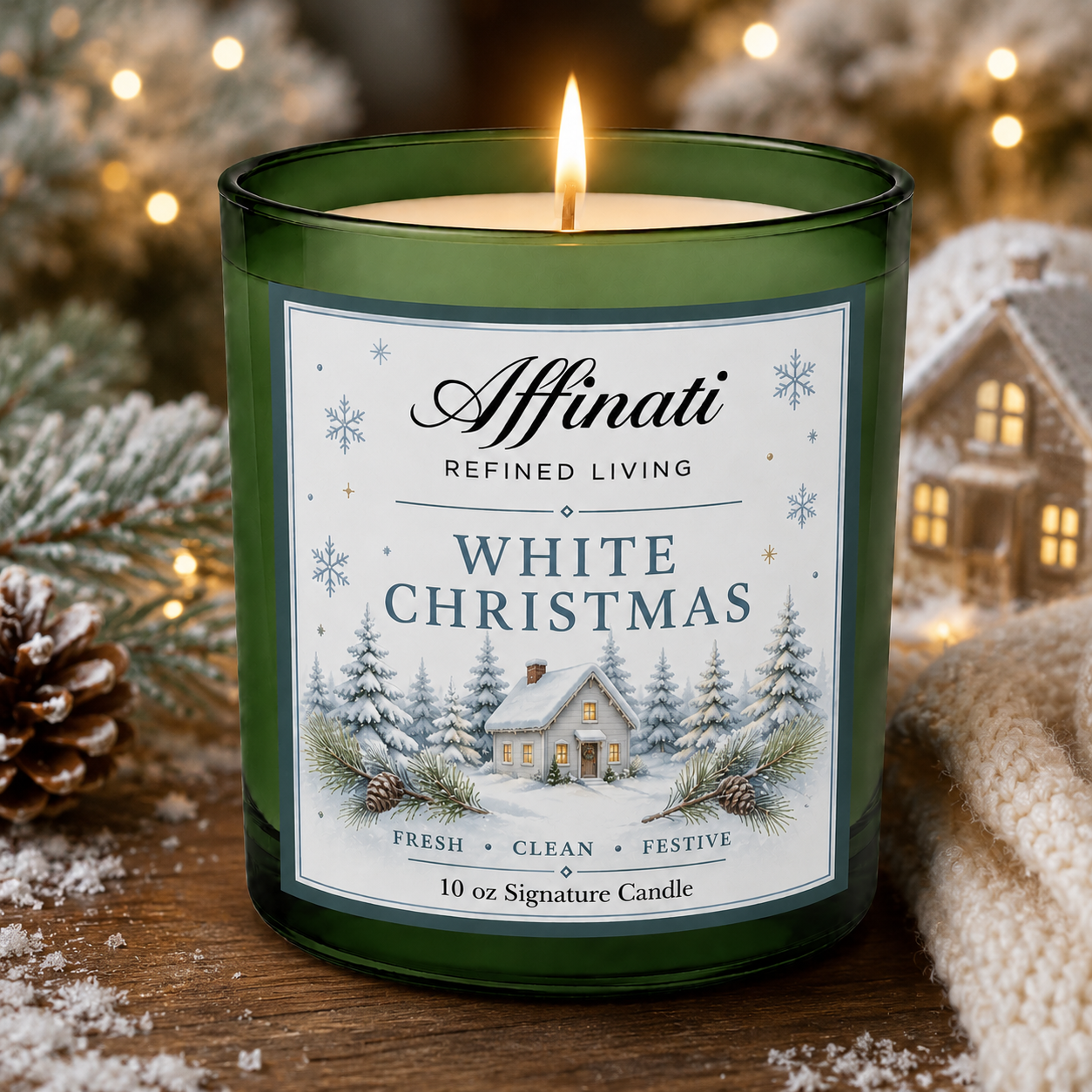 White Christmas Signature Candle