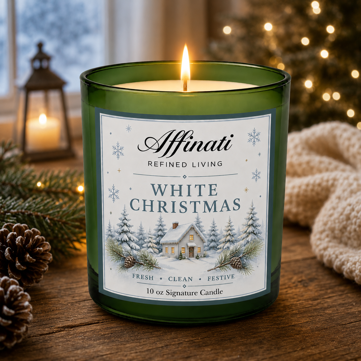White Christmas Signature Candle