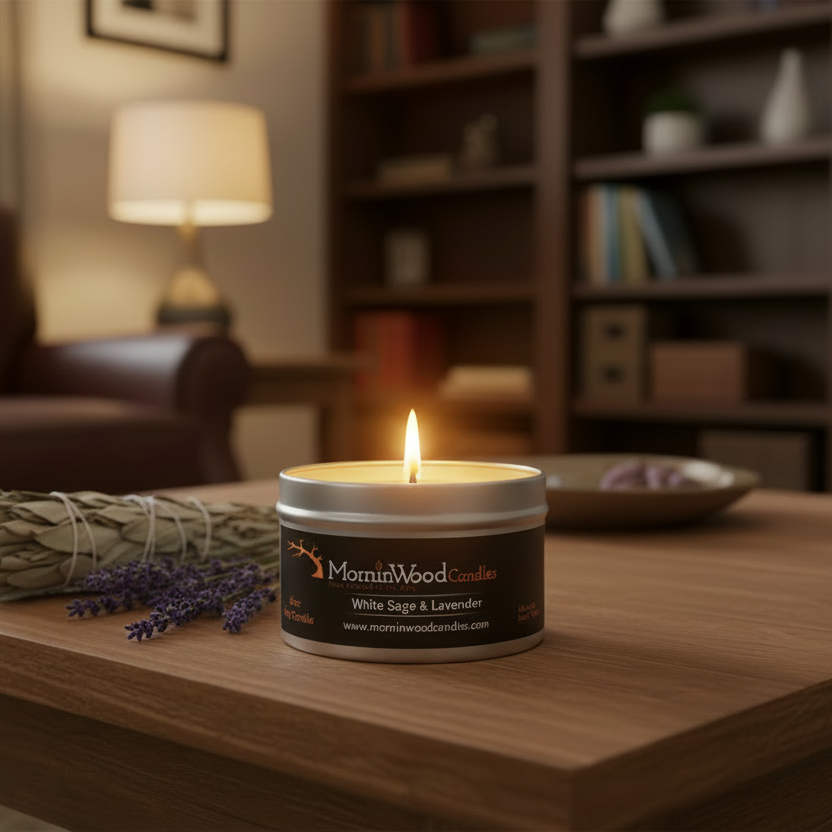 White Sage & Lavender - Soy Tin Collection