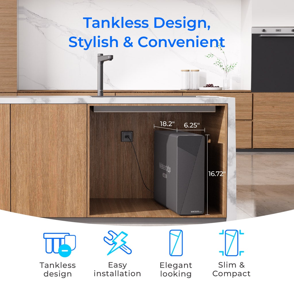 Waterdrop Master X Series Reverse Osmosis System, X14