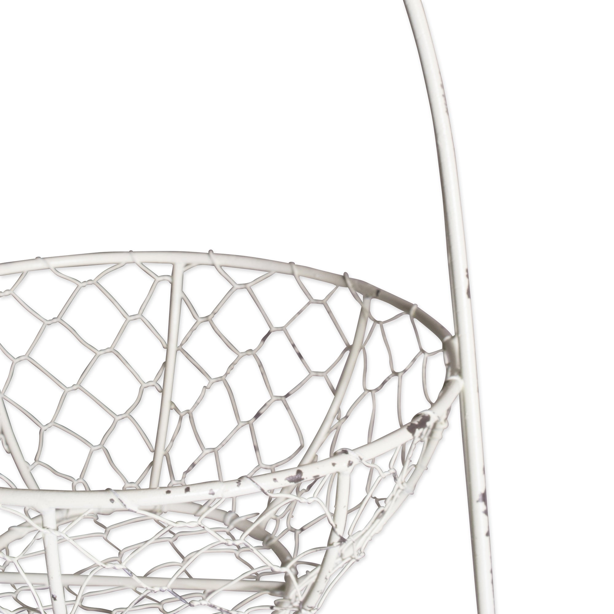 Dii Chicken Wire Tiered Stand Antique White