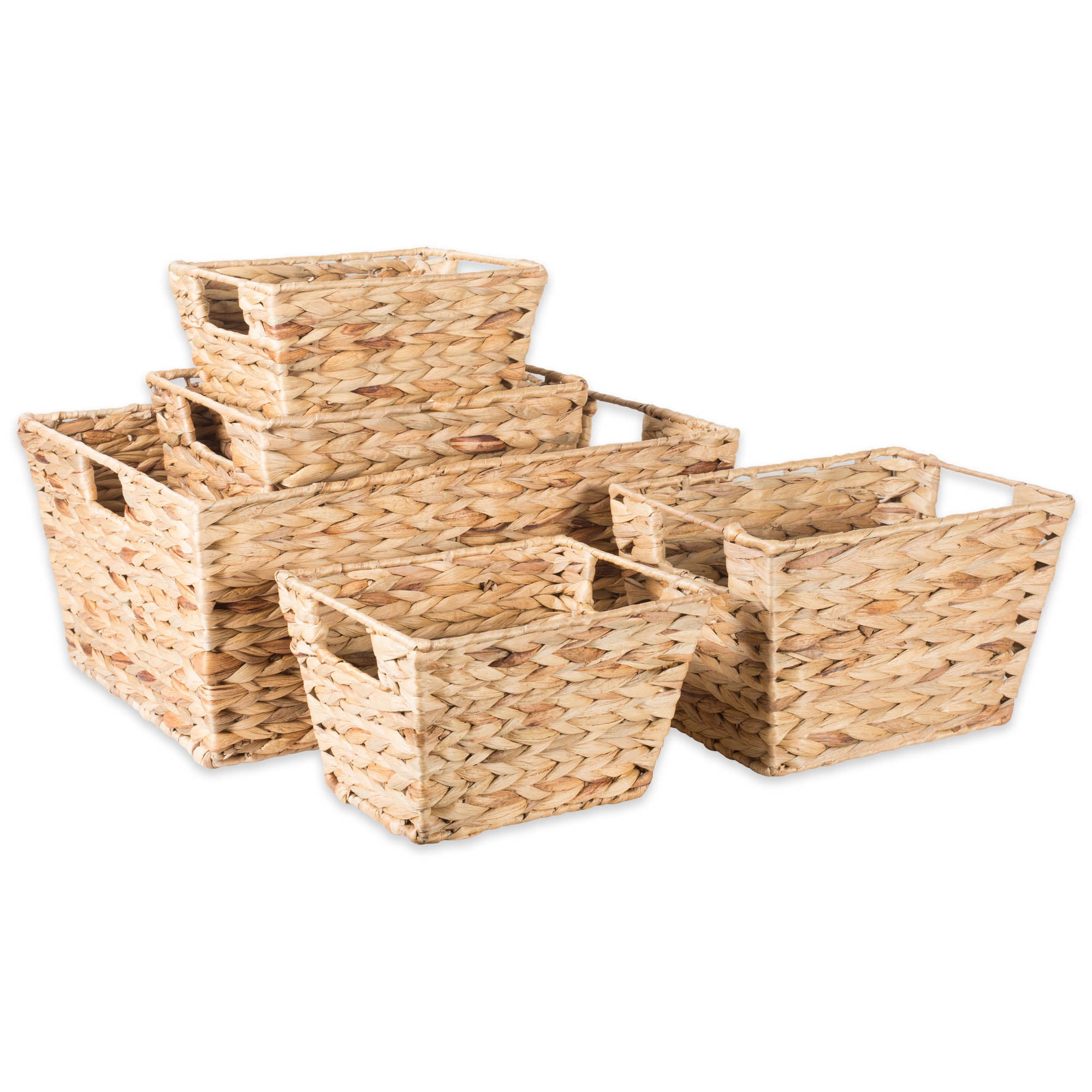 Dii Water Hyacinth Basket (Set Of 5)