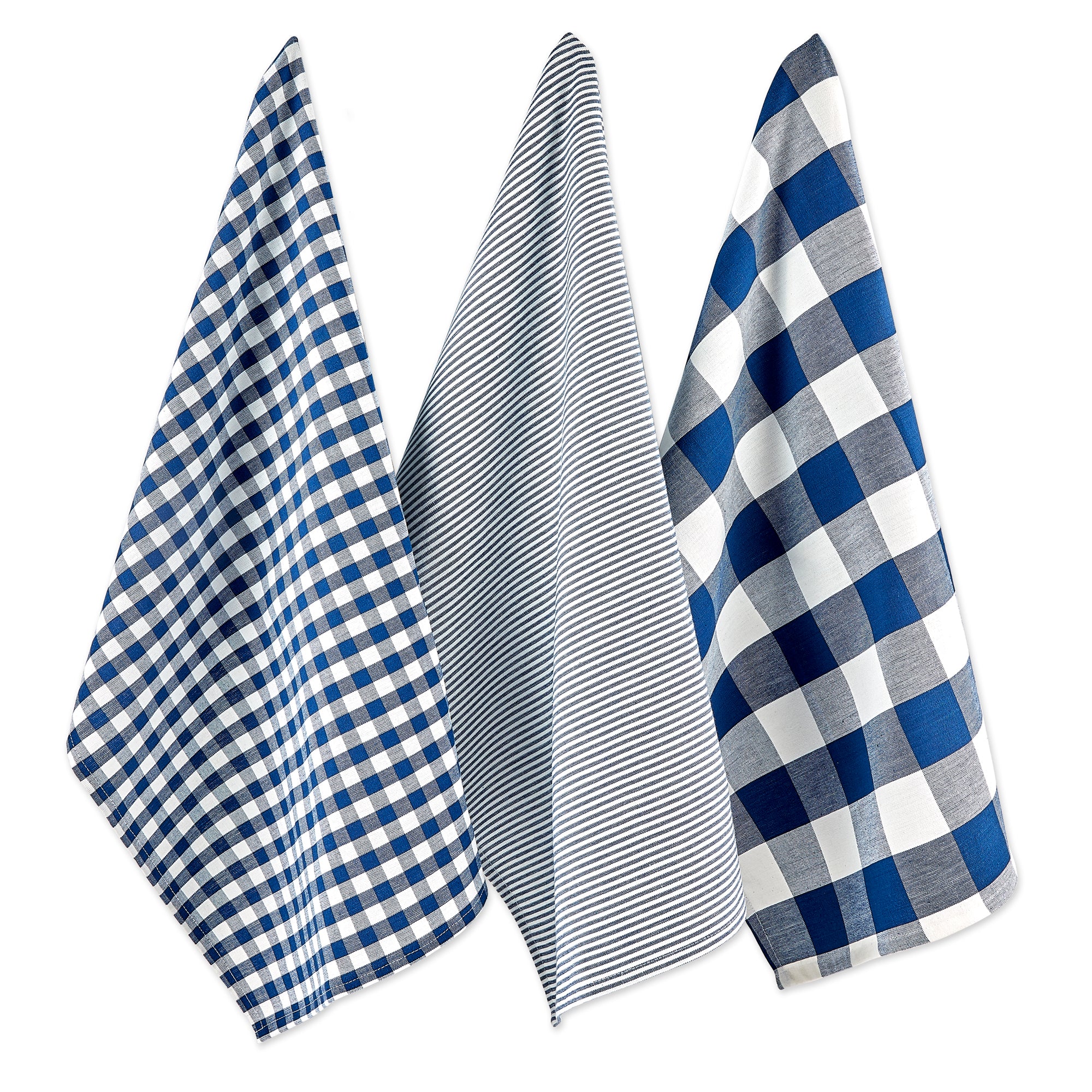 Dii Navy/Off White Dishtowel Set