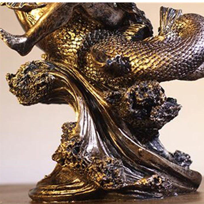 Vintage Greek Mythology Warrior Crafts  Sculpture
