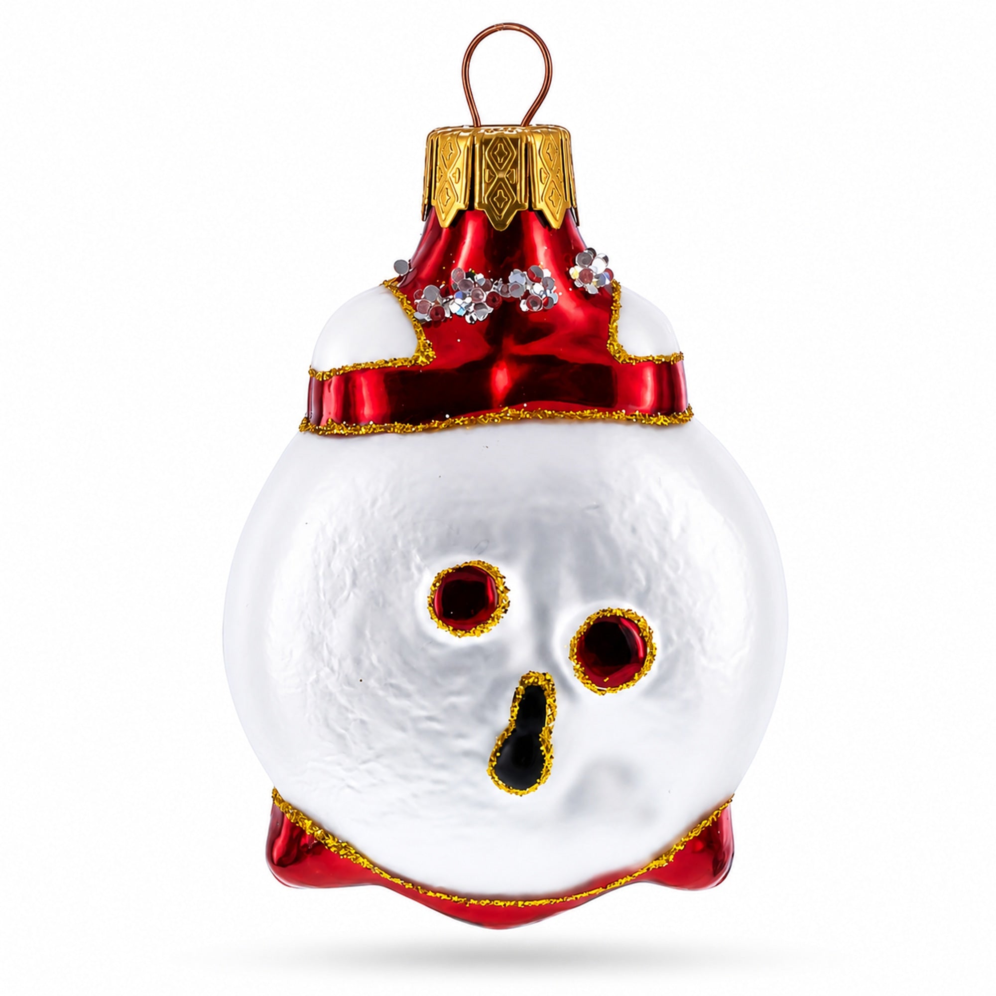 Smiling Face Alarm Clock Christmas Ornament