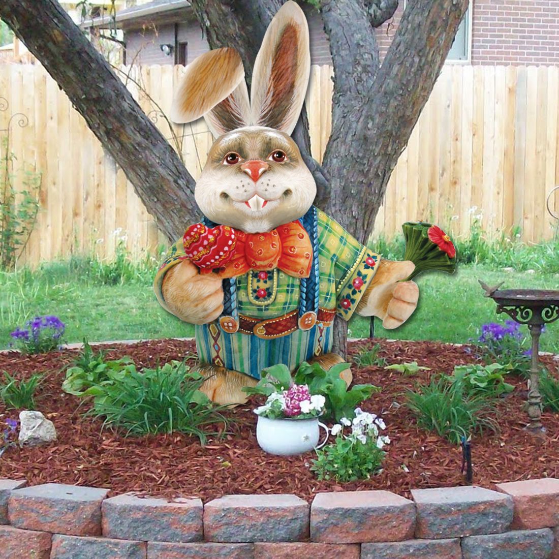 Father Bunny Easter Door Decor by G. DeBrekht - Easter Spring Decor - 8154423H
