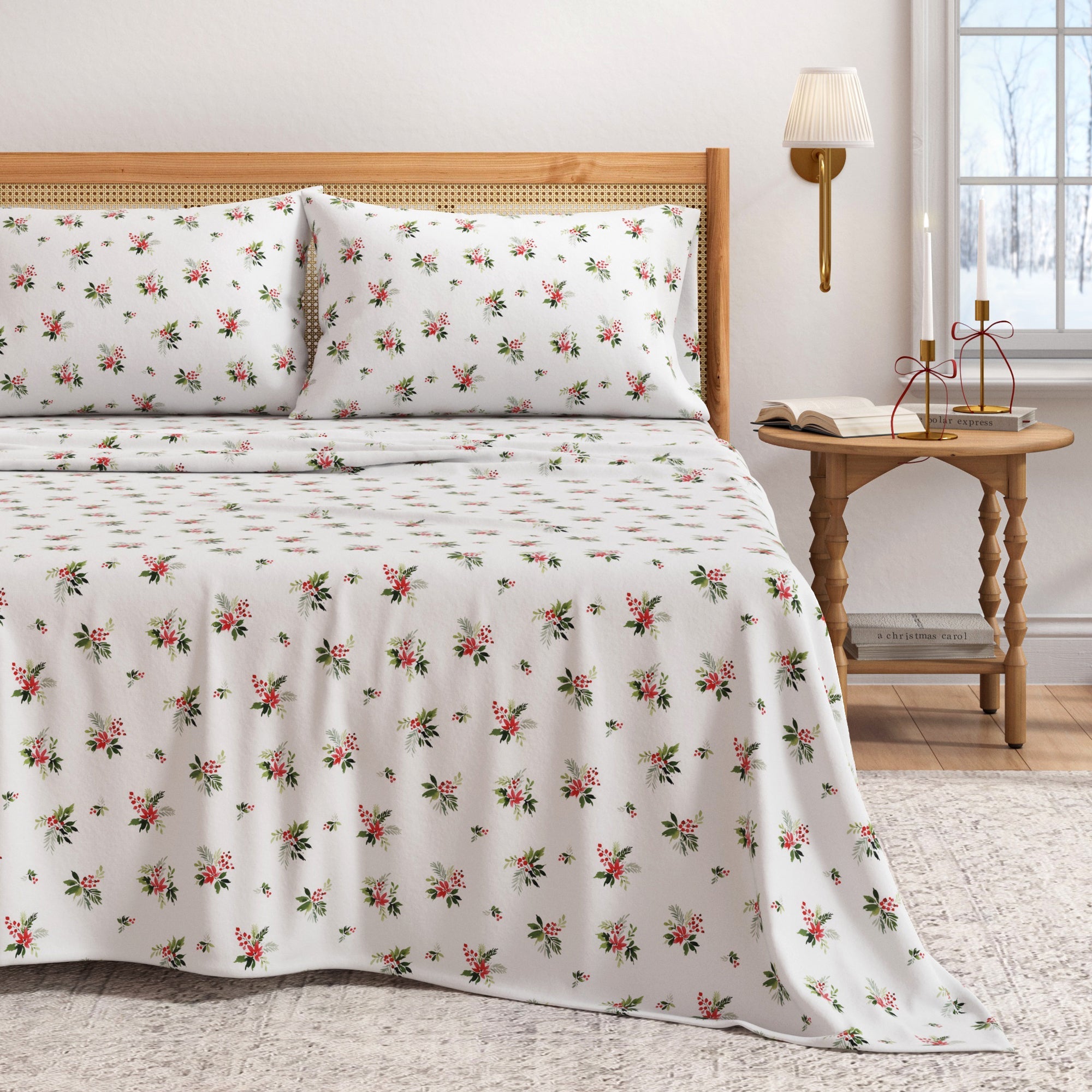 Turkish Cotton Flannel Sheet Set - Elevated Holiday Collection