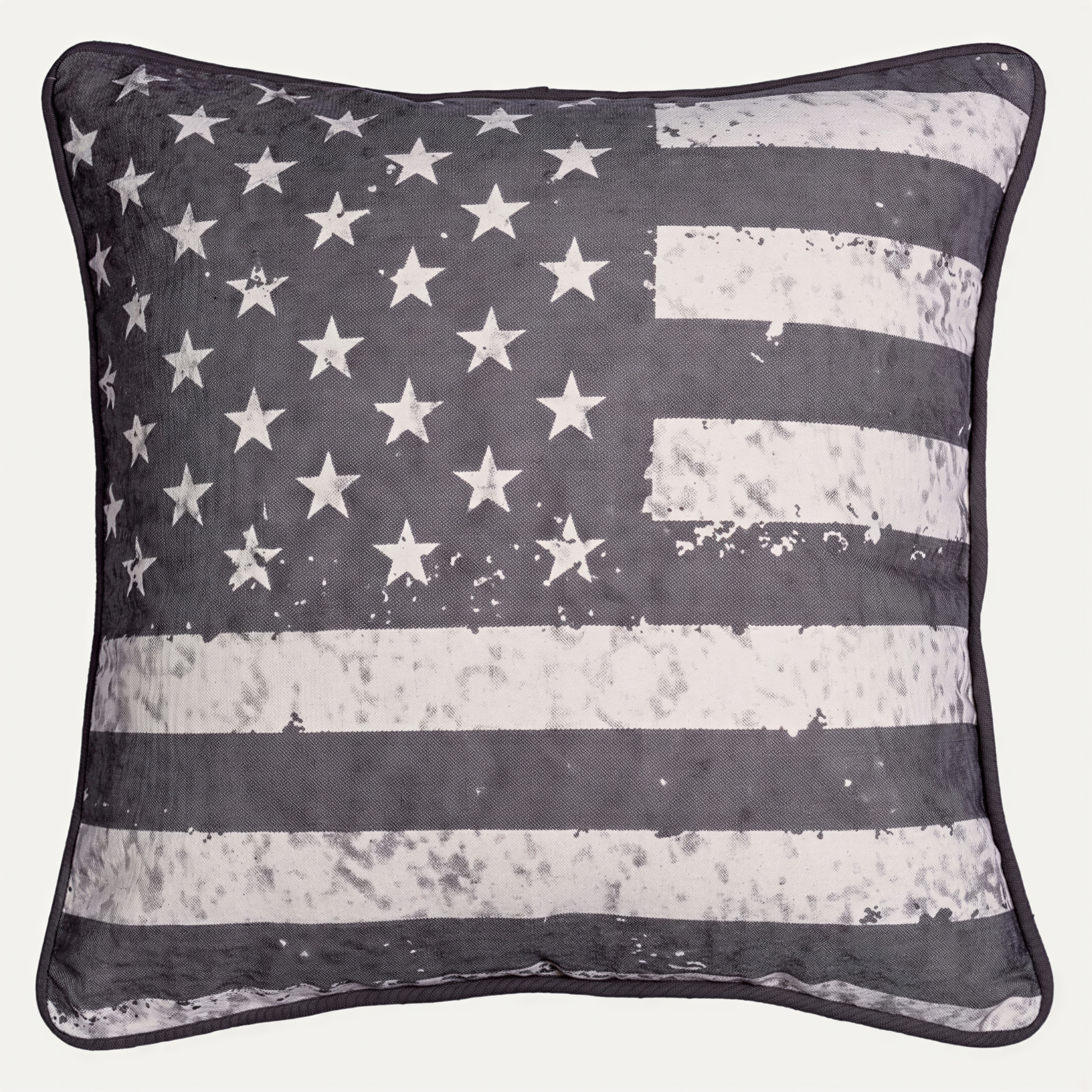 Patriotic Throw Pillow | USA Pillow Cover 18x18 with Zipper Closure Cushion