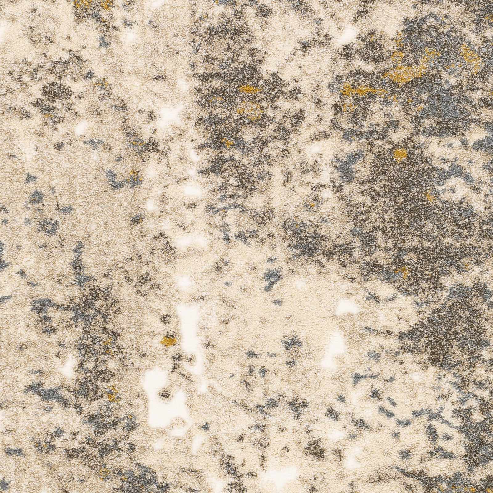 Alabaster Abstract Thick Luxe Rug