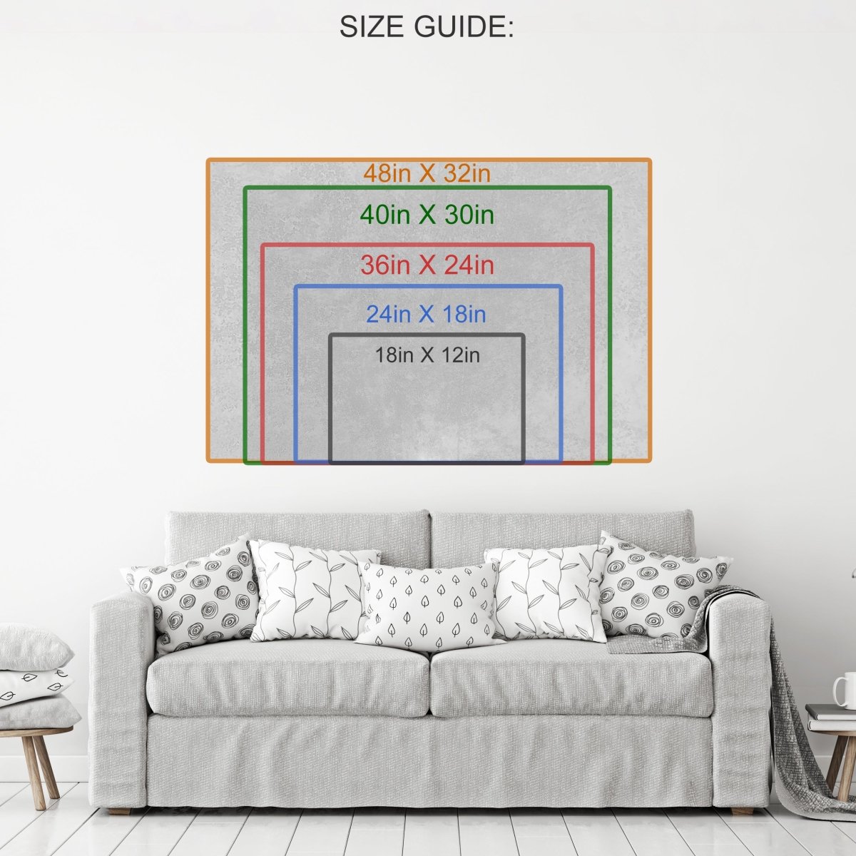 American Flag Bald Eagle Canvas Wall Art