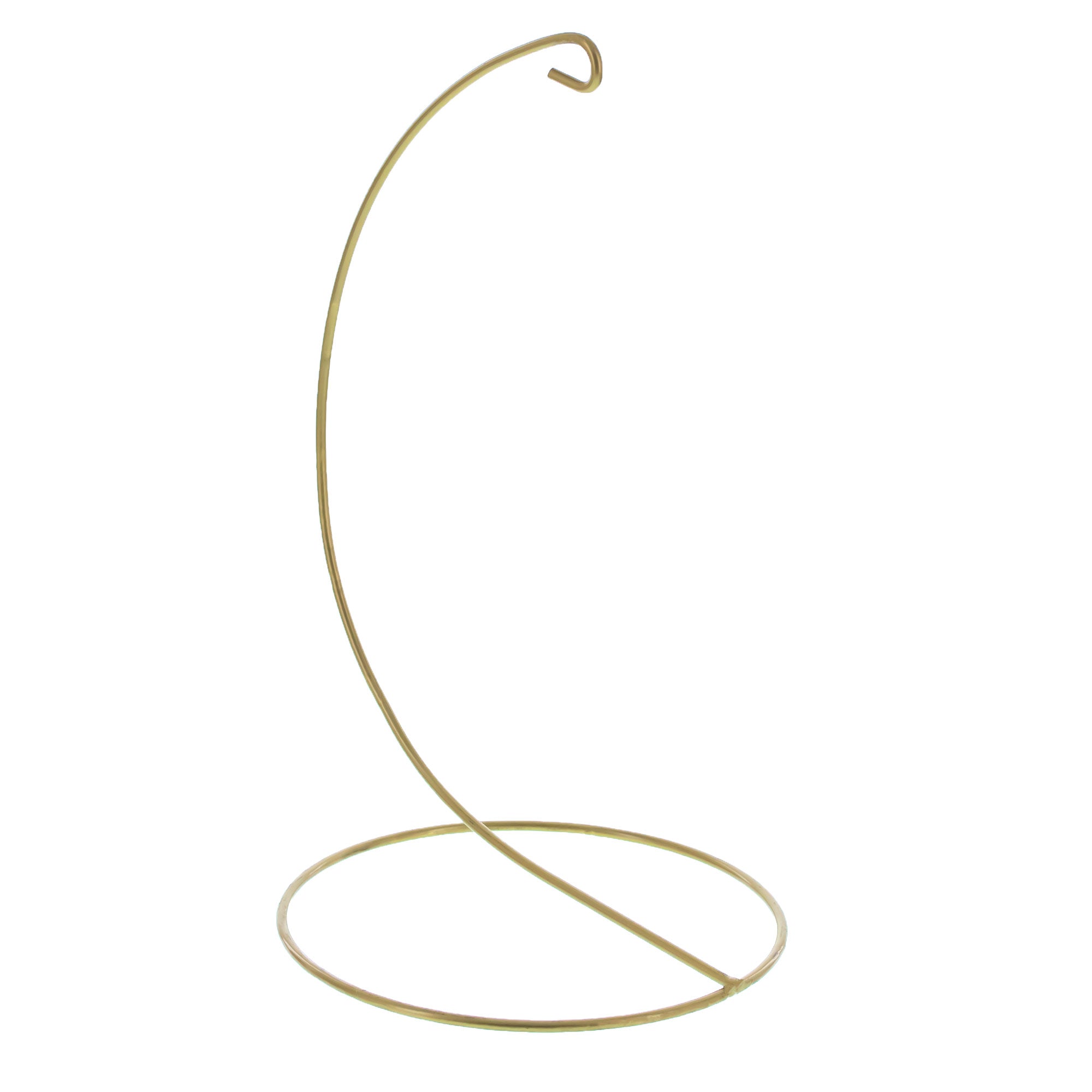 Open Frame Gold Metal Ornament Display Stand 9.2 Inches