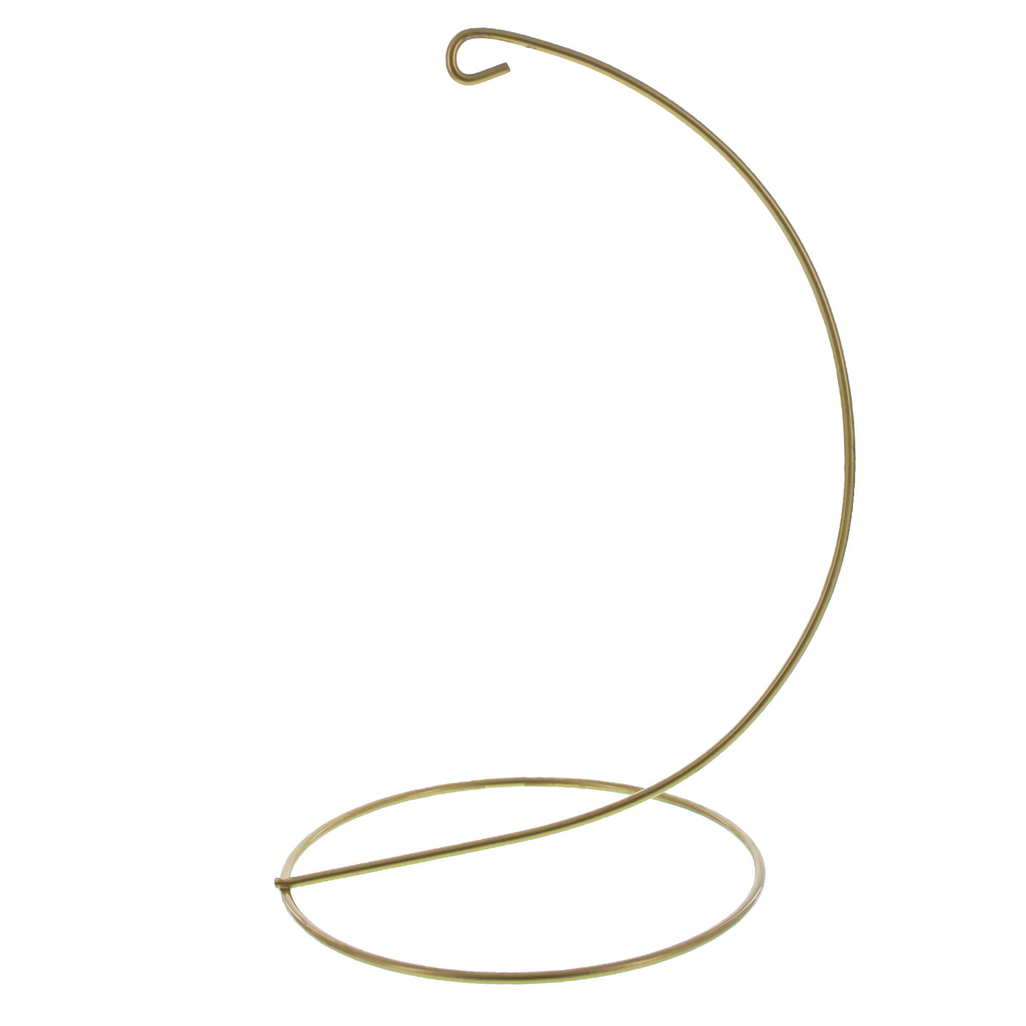 Open Frame Gold Metal Ornament Display Stand 9.2 Inches