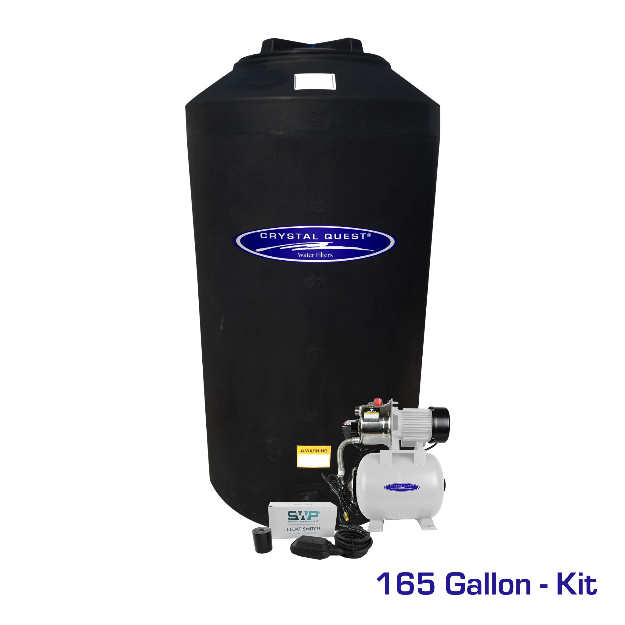 Atmospheric Storage Tank Kit with Pump - 165 Gallon