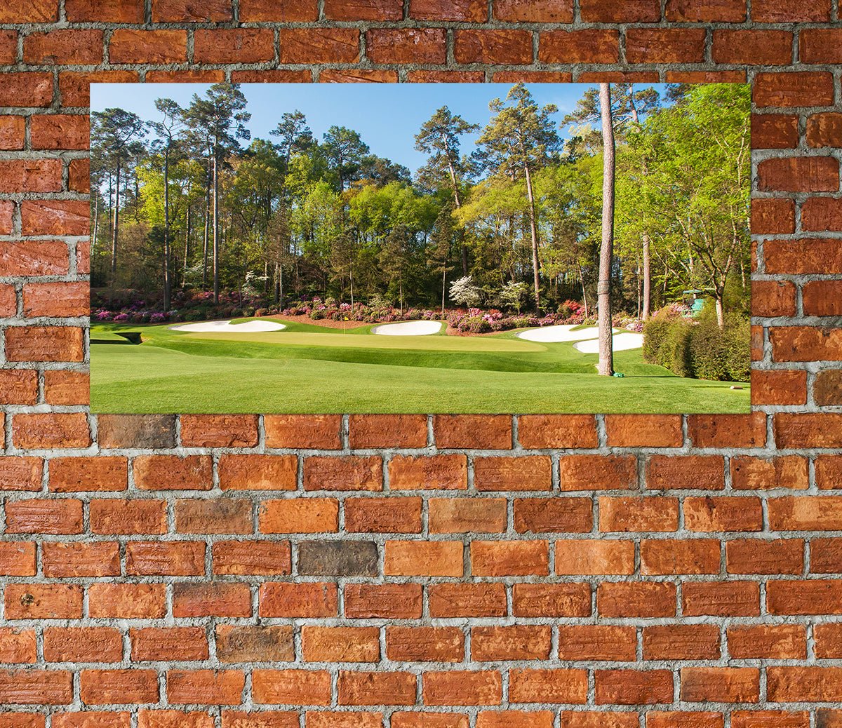 Augusta Golf Course Hole 13 Canvas Wall Art, Golf Decor, Augusta National Golf Course Decor