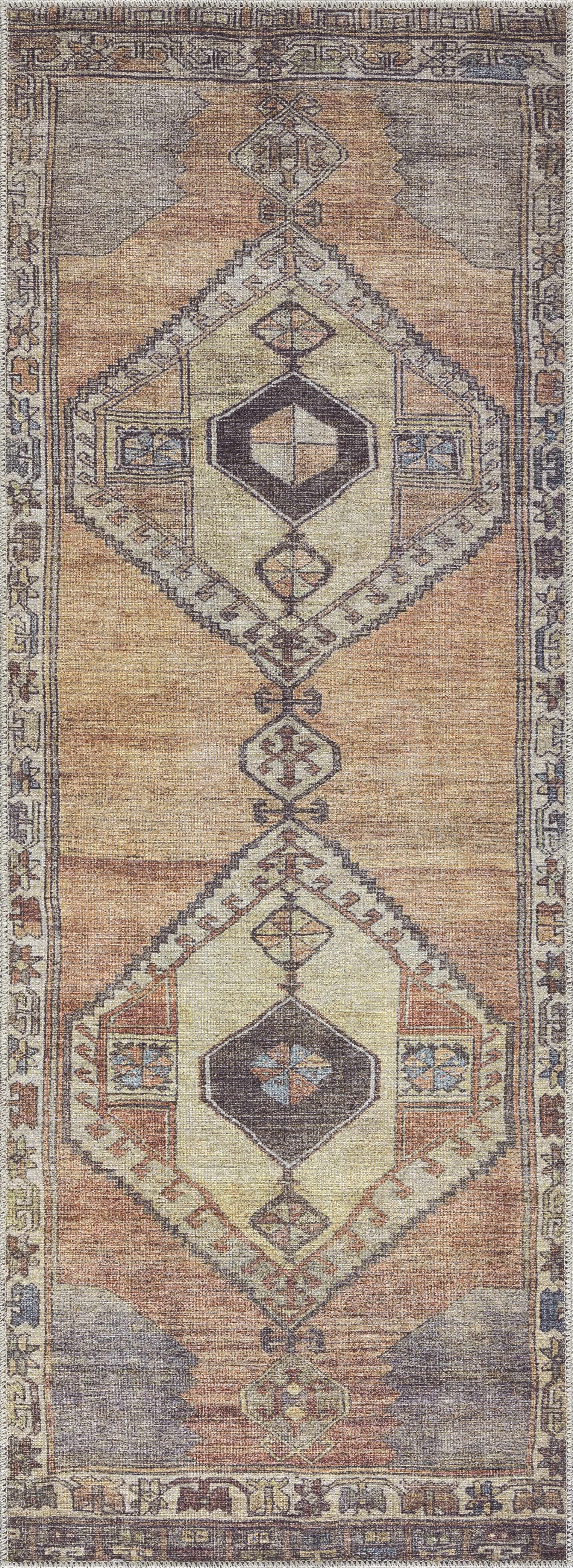 Medinah Washable Runner Rug