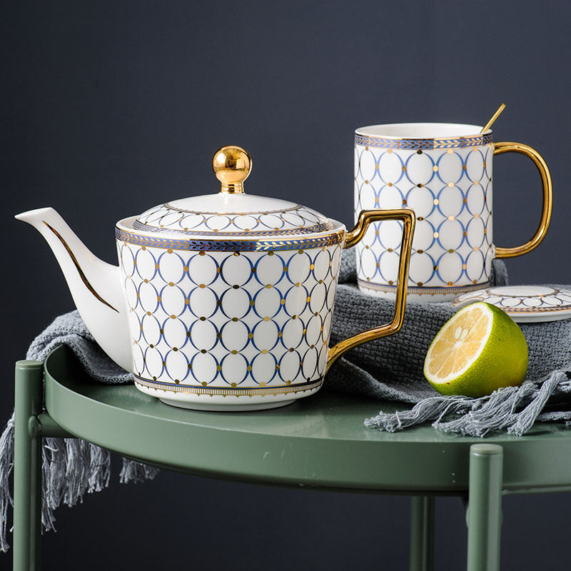 Luxury Household Heat Resistant Fashionable Ceramic Kettle