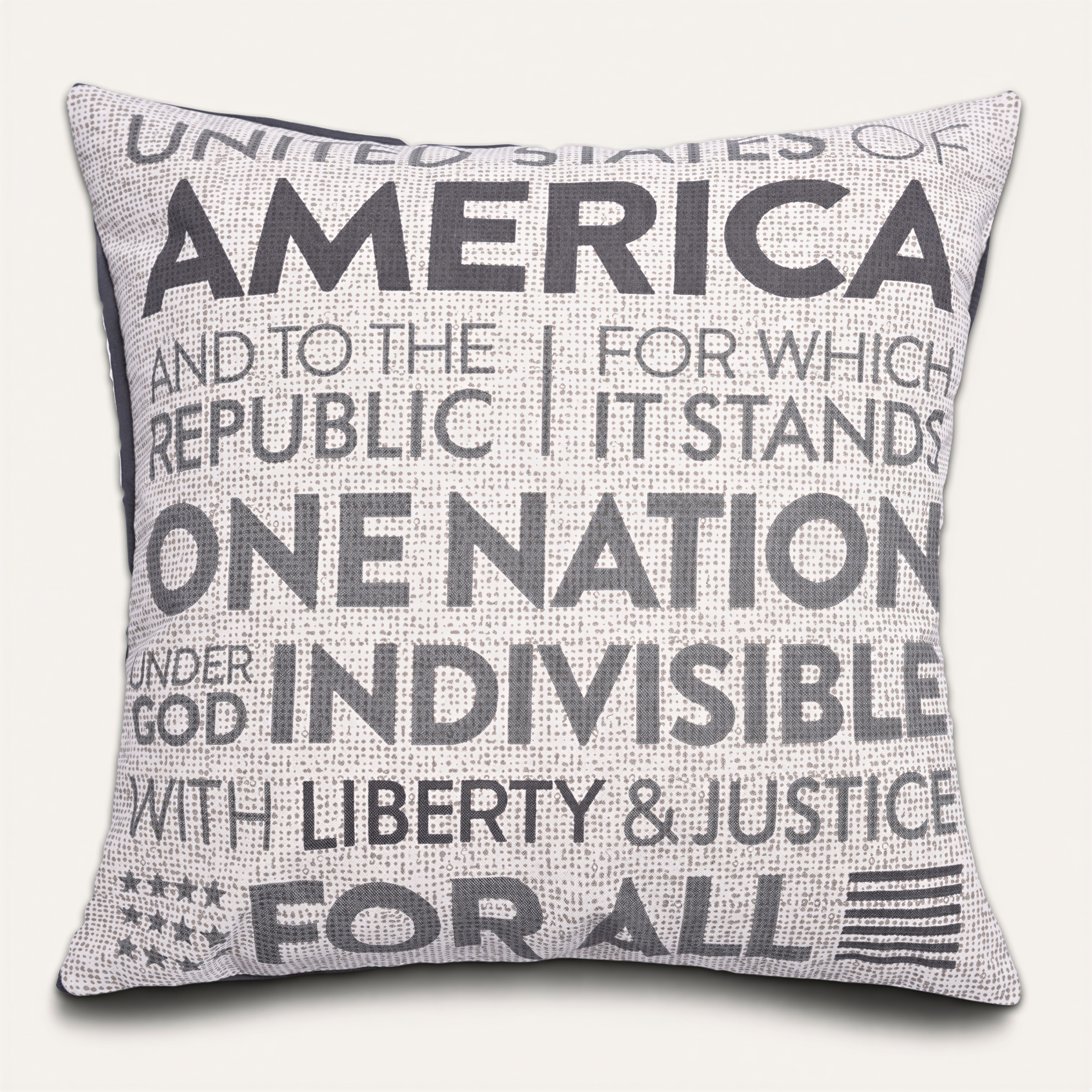 Patriotic Throw Pillow - USA Pillow Cover 18x18 Inch With Zipper Closure