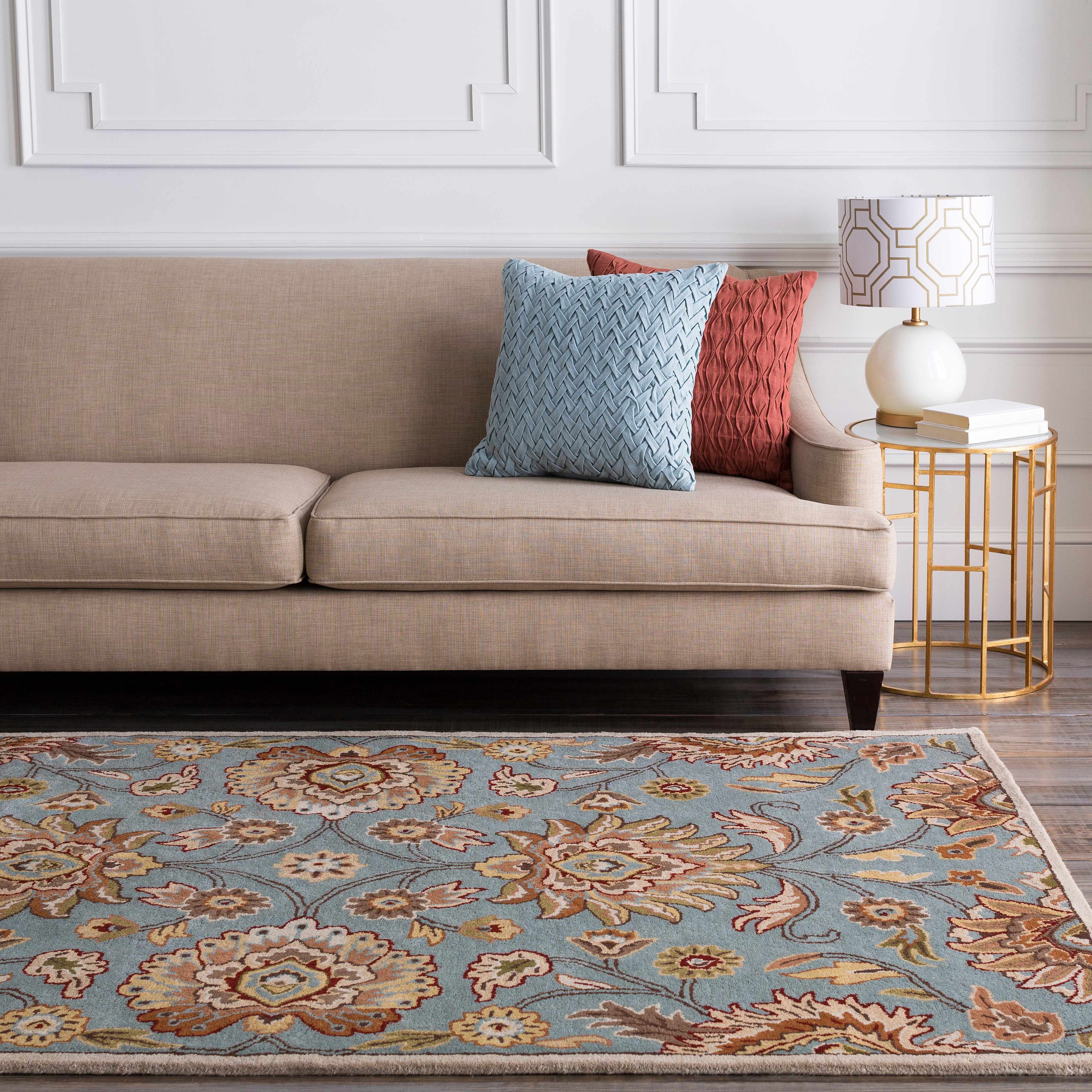 Conesus Hand Tufted Gray 1052 Area Rug