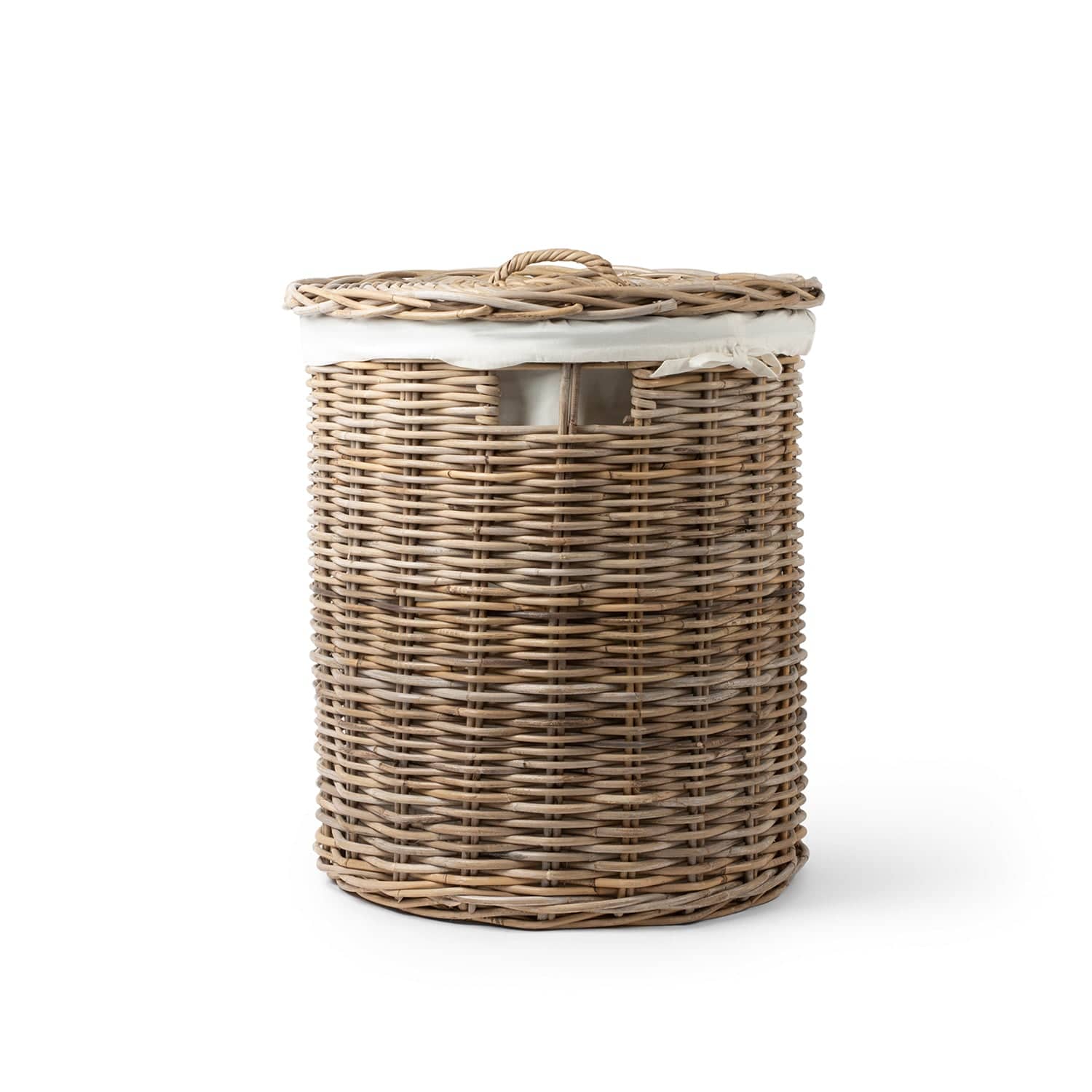 Rattan Laundry Baskets with Lid and Inner Bag
