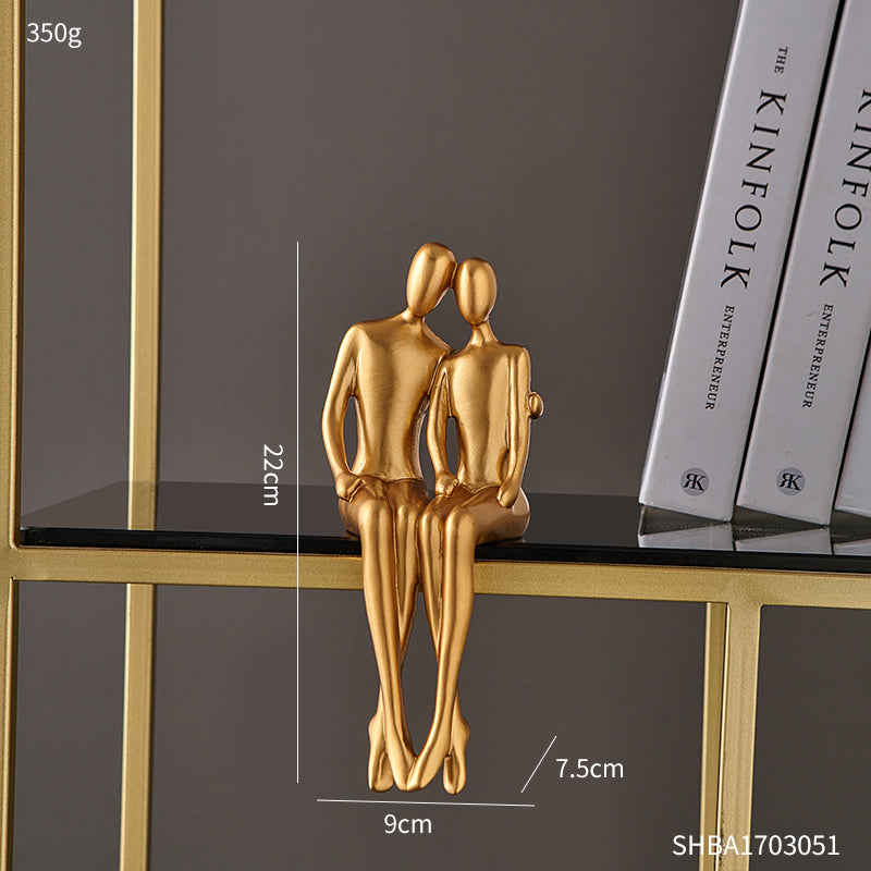 Light Luxury Artistic Figure Sculpture Ornaments