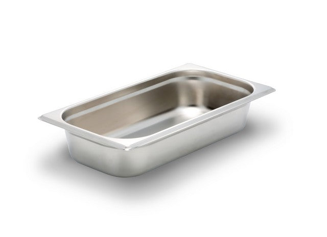 Bon chef 12025 225 quart Stainless Steel 033 Size Rectangular Food Pan, 1275 x 687 x 225 in