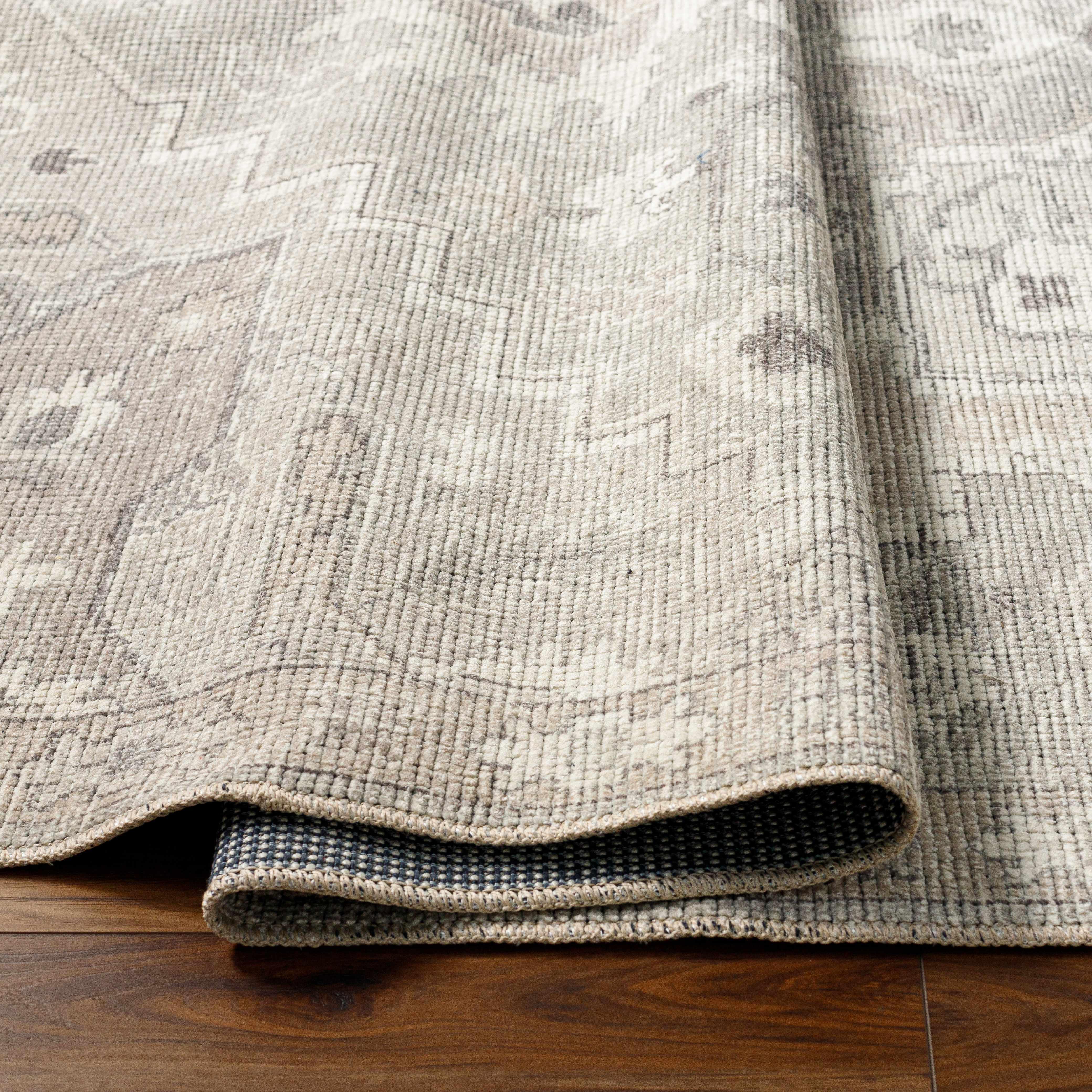 Elle Medallion Light Gray 7ft Runner Rug - Livabliss x Becki Owens