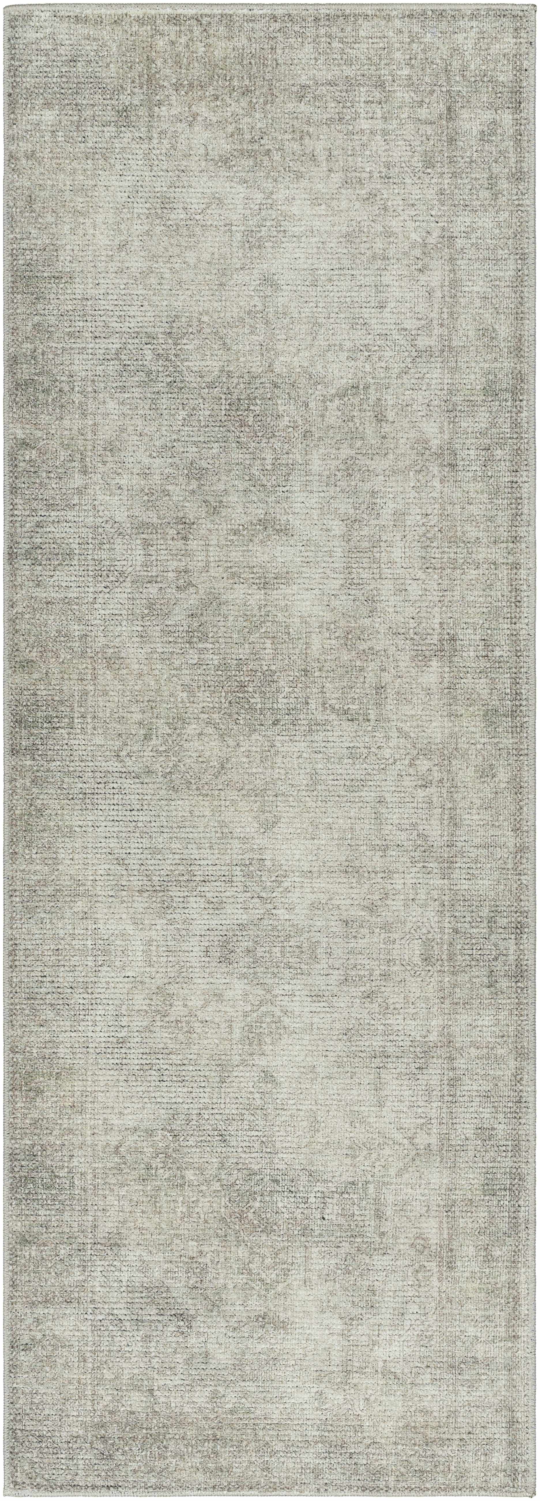 Margot Medallion Olive 7ft Runner Rug - Livabliss x Becki Owens