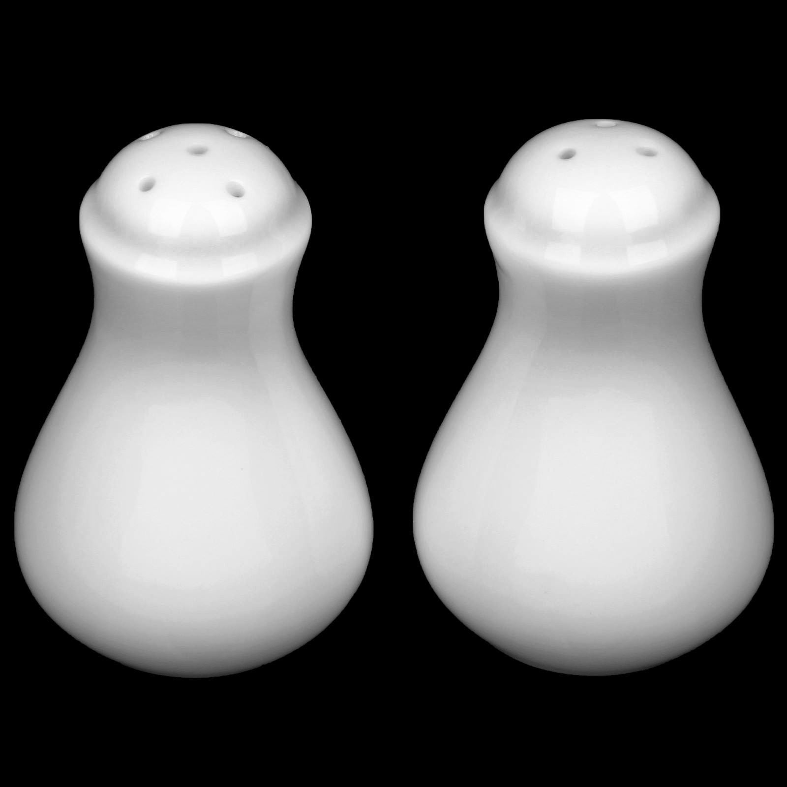 White Salt & Pepper Set