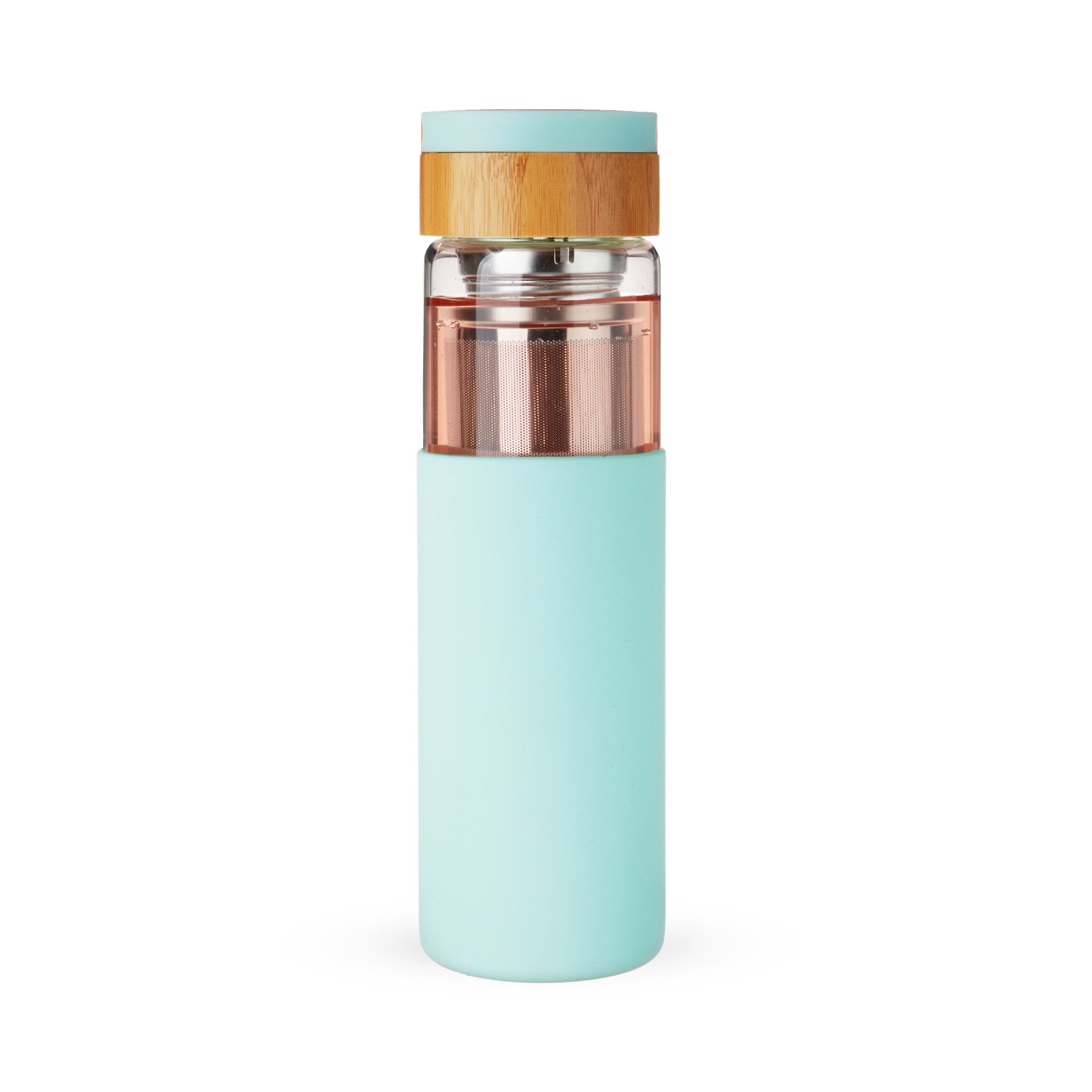 Dana Glass Travel Mug In Turquoise By Pinky Up