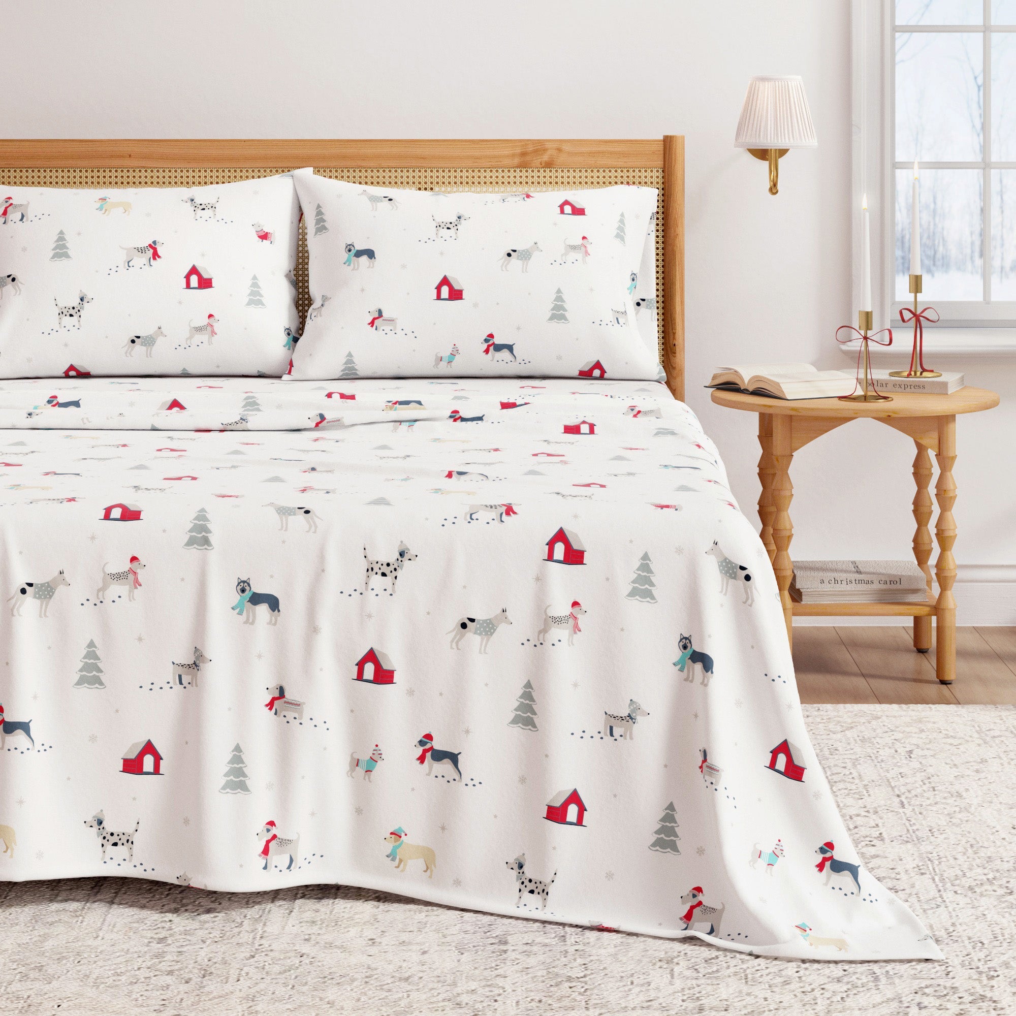 4-Piece Turkish Cotton Flannel Sheet - Whittaker Collection