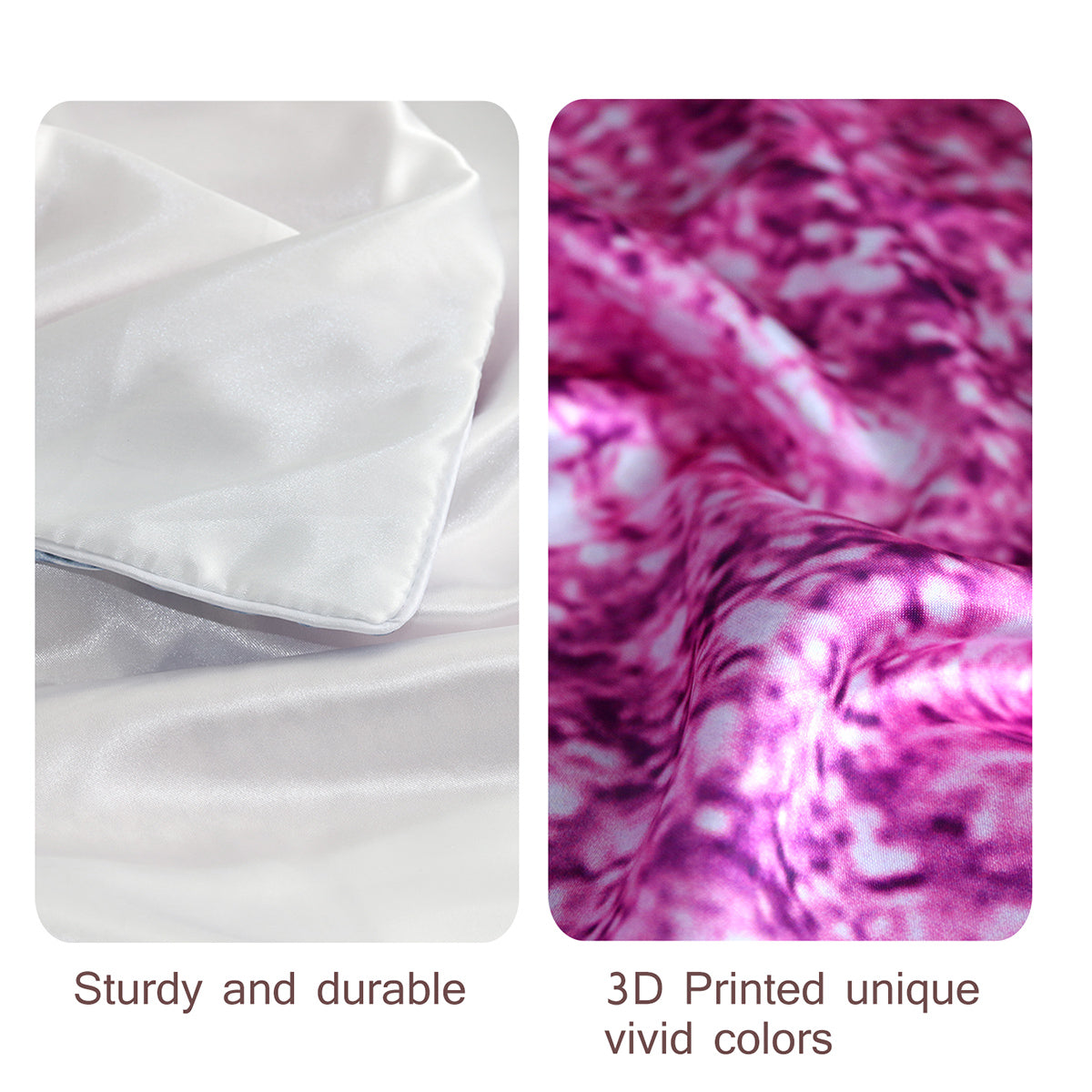 2 Pcs Of Tropical Hummingbird Art Bedroom Satin Printed Soft And Skin Friendly Pillowcase Suitable For All Seasons