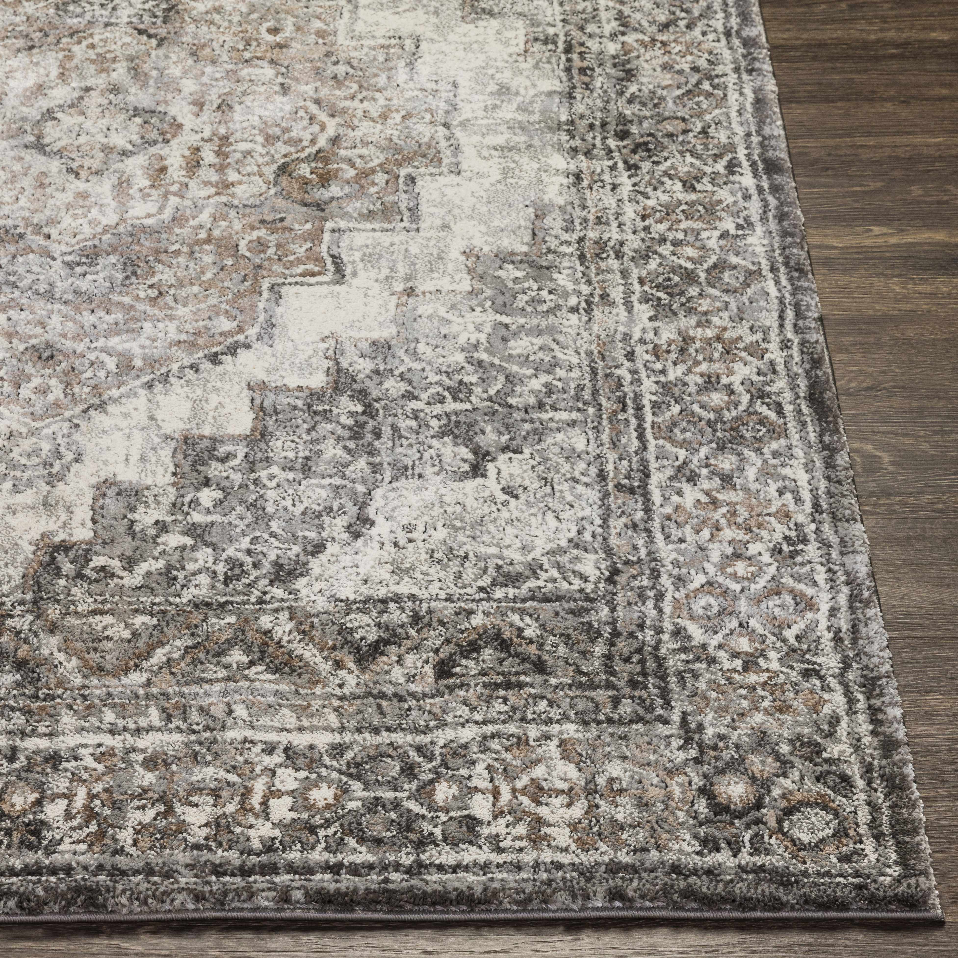 Manaring Charcoal Luxe Thick Area Rug