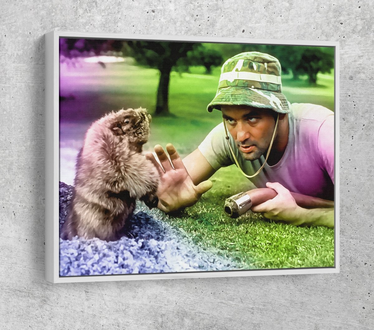Caddyshack Classic Canvas Wall Art, Abstract Caddyshack, Golf Decor