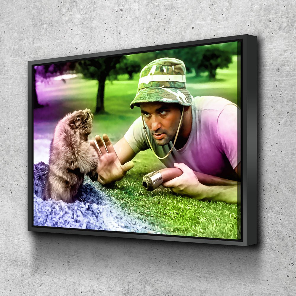 Caddyshack Classic Canvas Wall Art, Abstract Caddyshack, Golf Decor