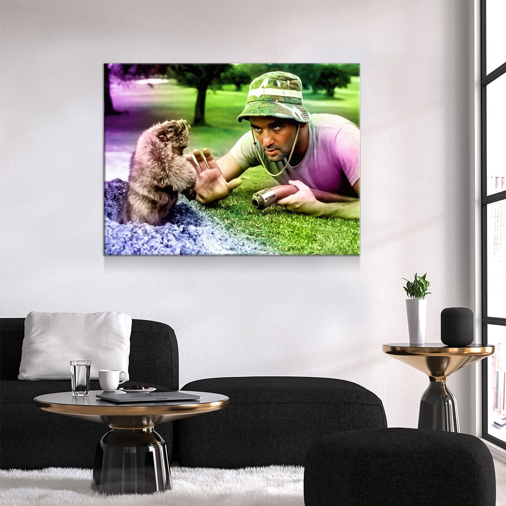 Caddyshack Classic Canvas Wall Art, Abstract Caddyshack, Golf Decor