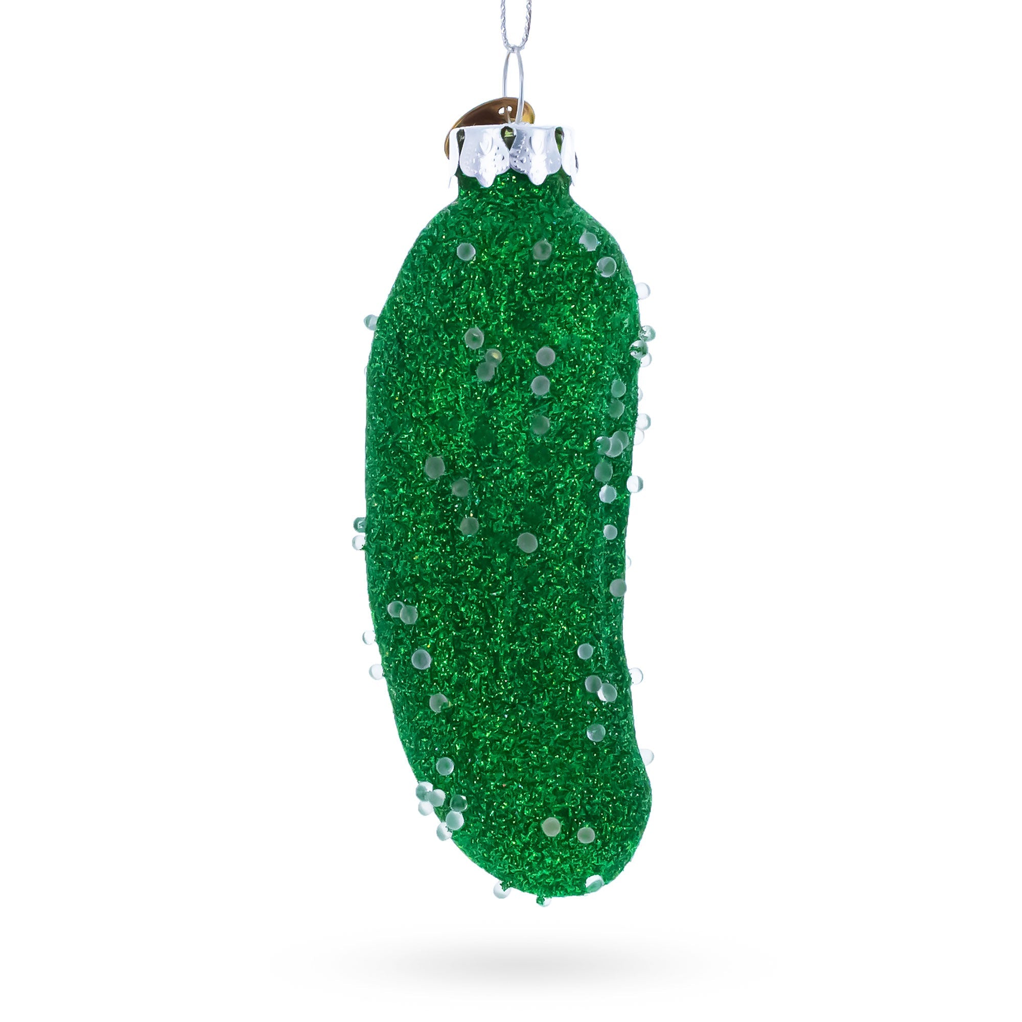 Salted Pickle Glass  Christmas Ornament