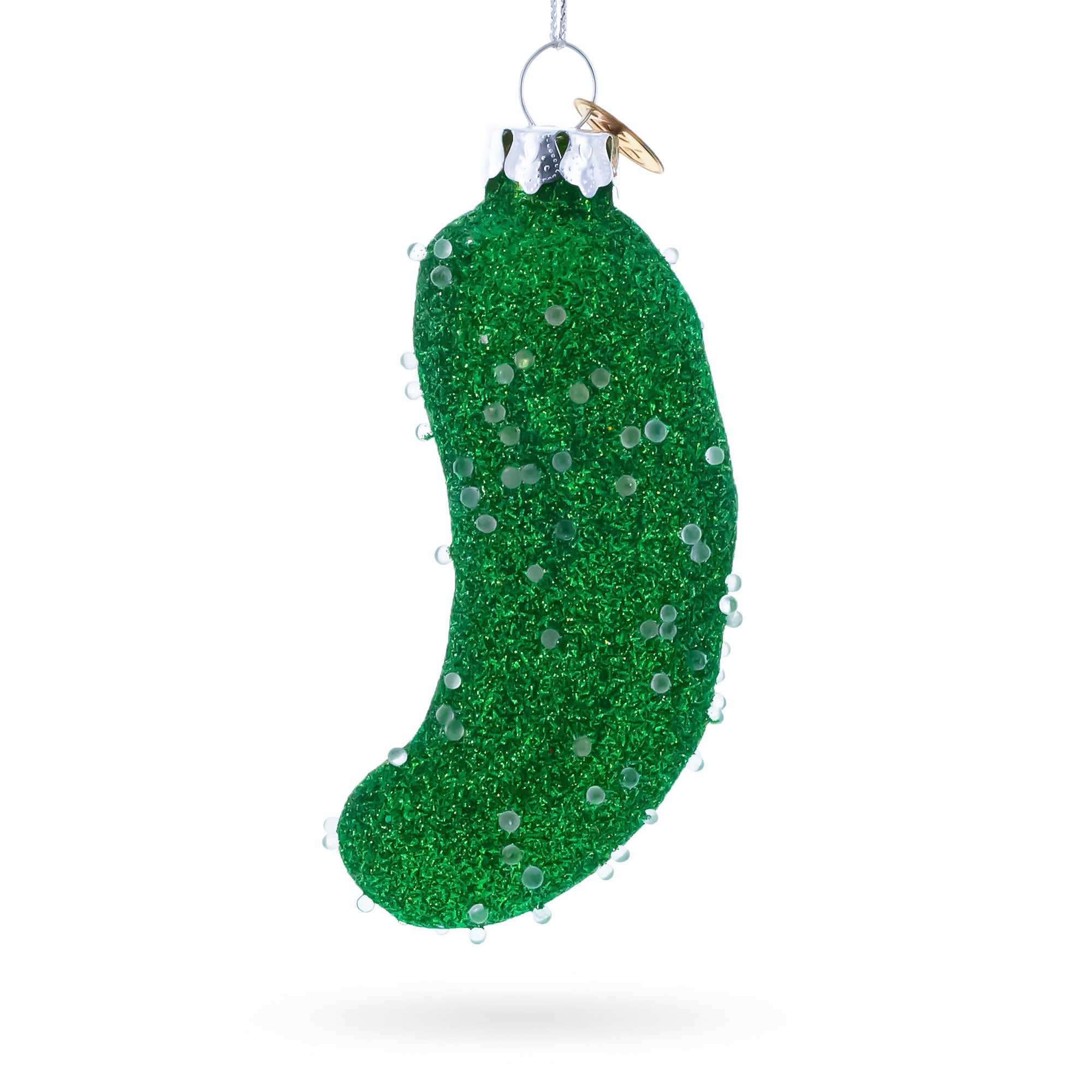 Salted Pickle Glass  Christmas Ornament