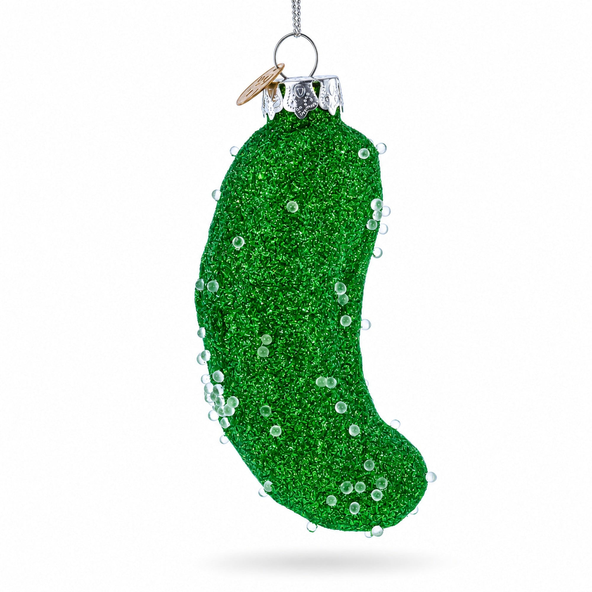 Salted Pickle Glass  Christmas Ornament