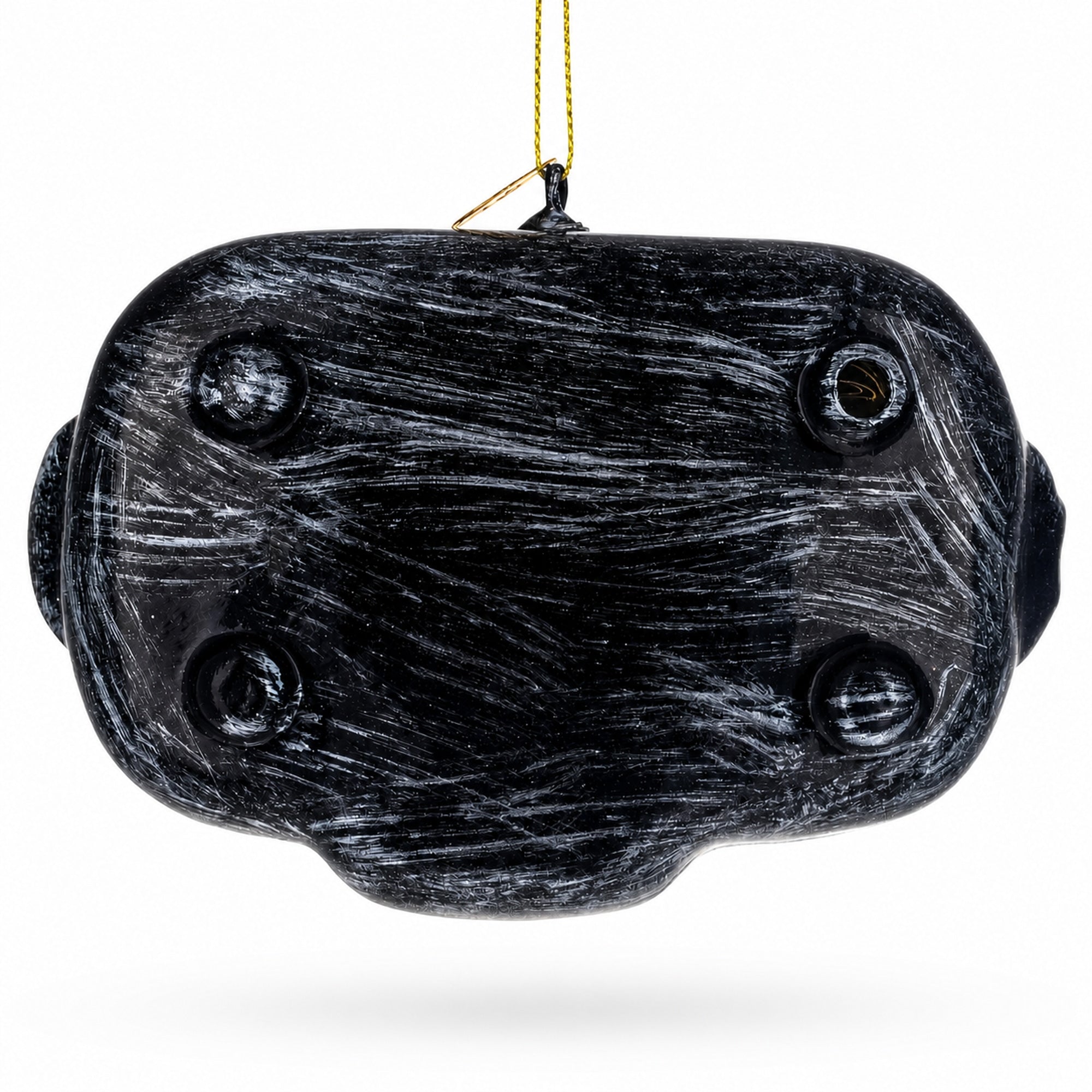 Barbecue Grill Glass Christmas Ornament