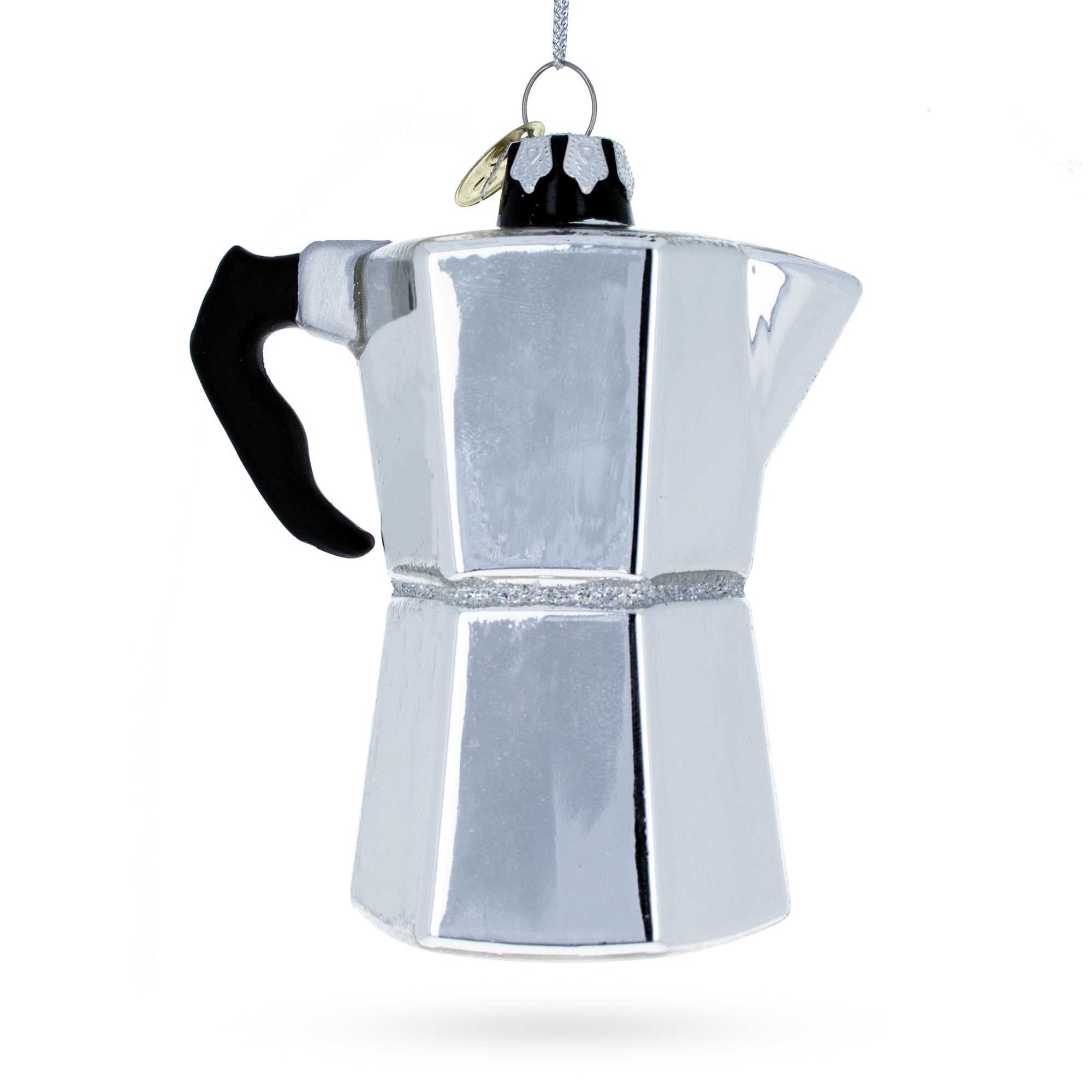 Espresso Maker Coffee Lover Glass Ornament Glass Christmas Ornament