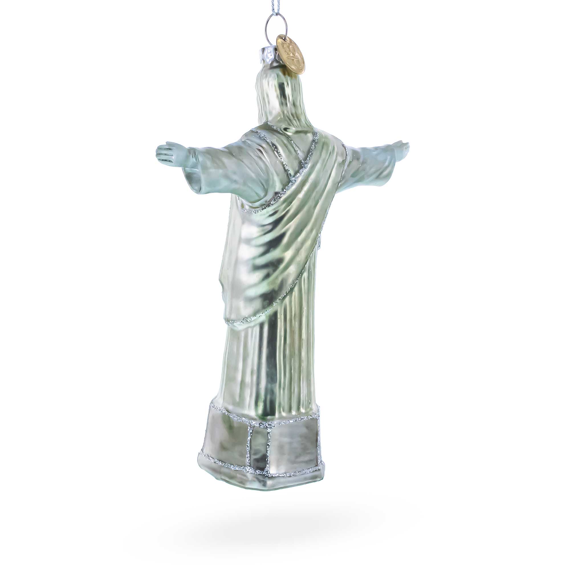 Christ the Redeemer, Rio De Janeiro, Brazil Glass Christmas Ornament