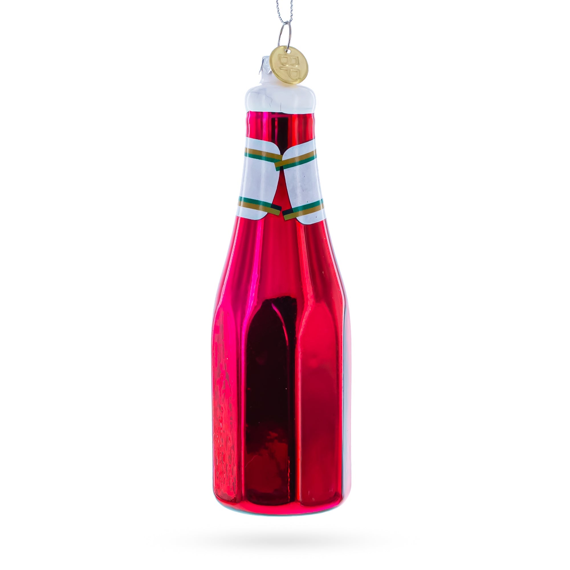 Ketchup Bottle Glass Christmas Ornament