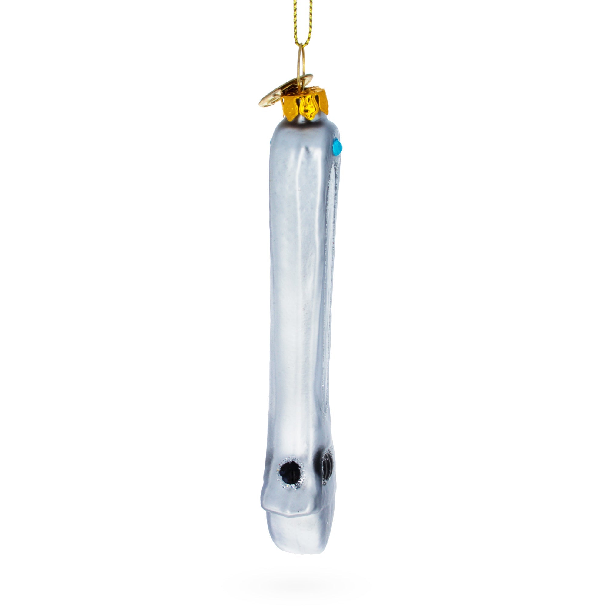 Adjustable Wrench Glass Christmas Ornament