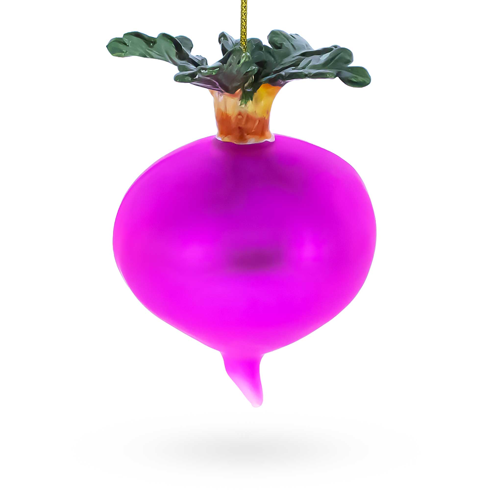 Beetroot Glass Christmas Ornament