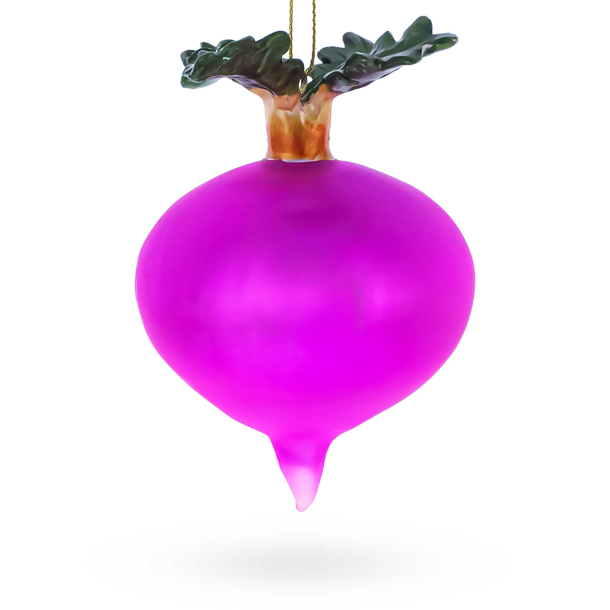 Beetroot Glass Christmas Ornament